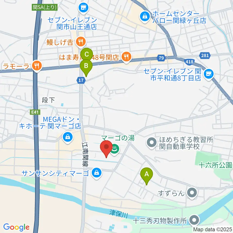 シネックスマーゴ周辺の駐車場・コインパーキング一覧地図