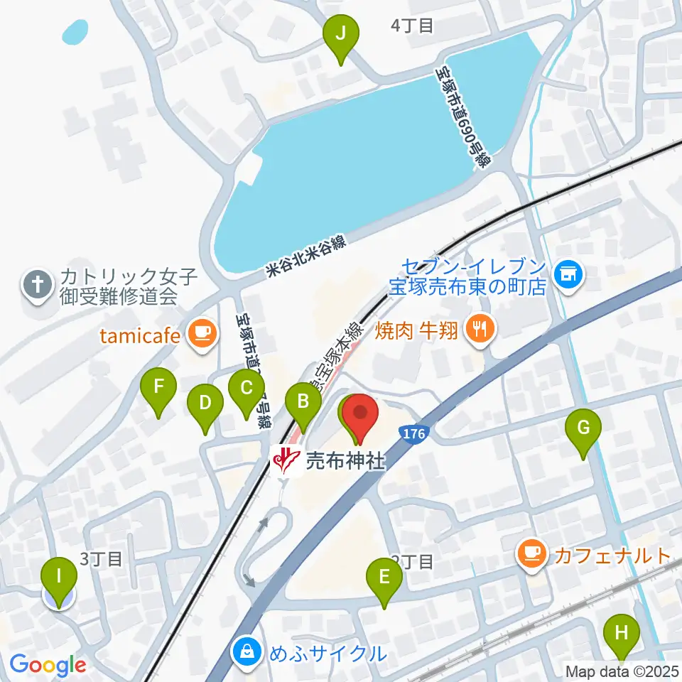 宝塚シネ・ピピア周辺の駐車場・コインパーキング一覧地図