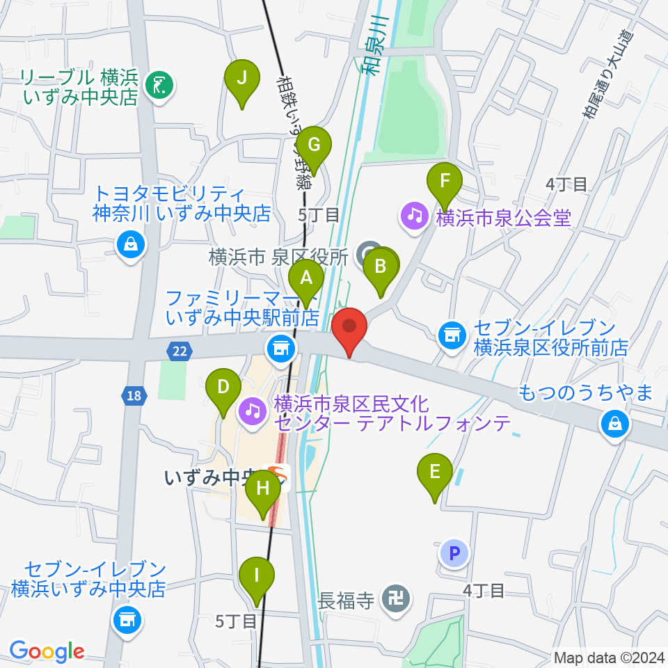 スタジオブルーム周辺の駐車場・コインパーキング一覧地図