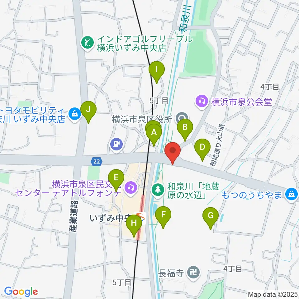 スタジオブルーム周辺の駐車場・コインパーキング一覧地図