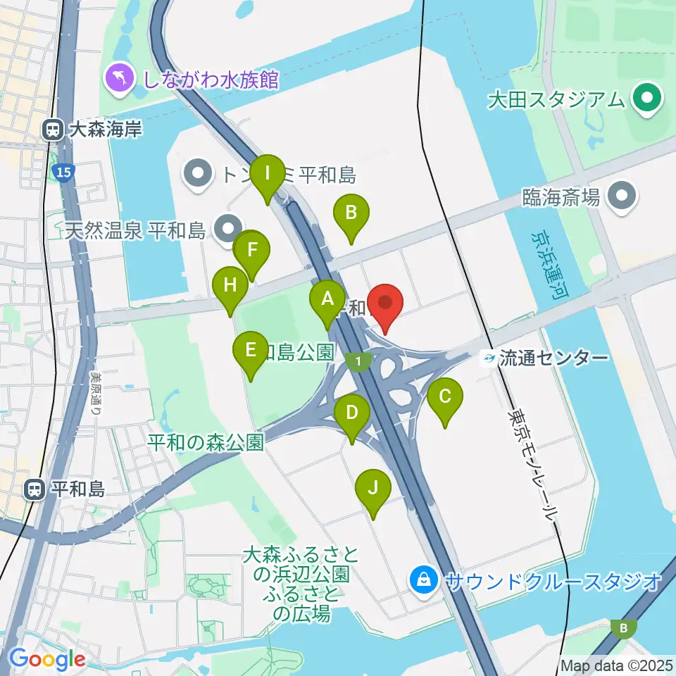 TIC Studio周辺の駐車場・コインパーキング一覧地図