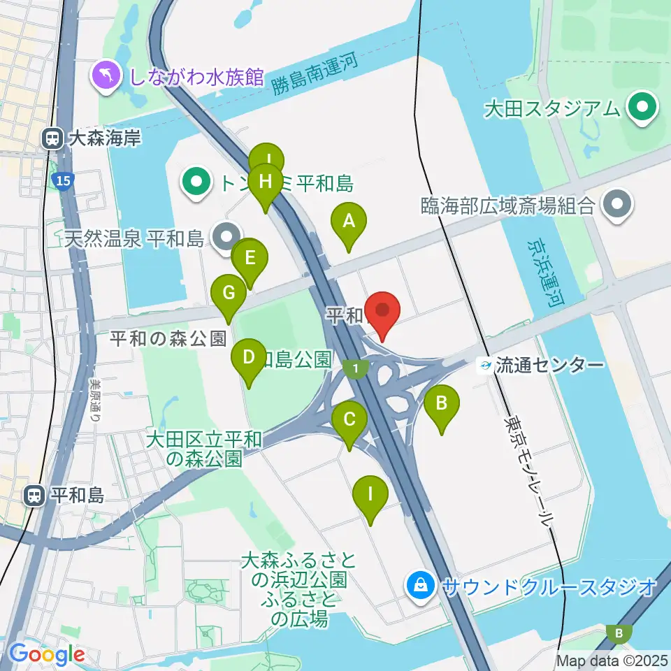 TIC Studio周辺の駐車場・コインパーキング一覧地図