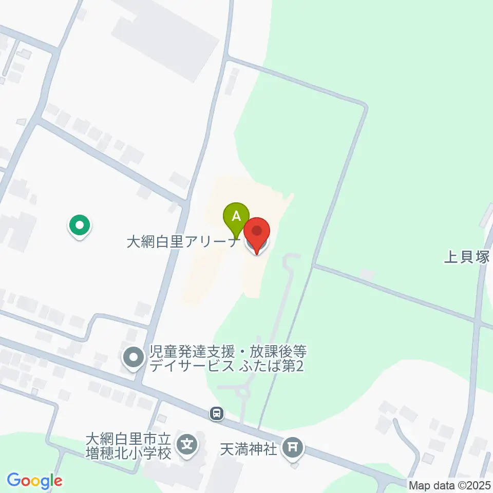 大網白里アリーナ周辺の駐車場・コインパーキング一覧地図