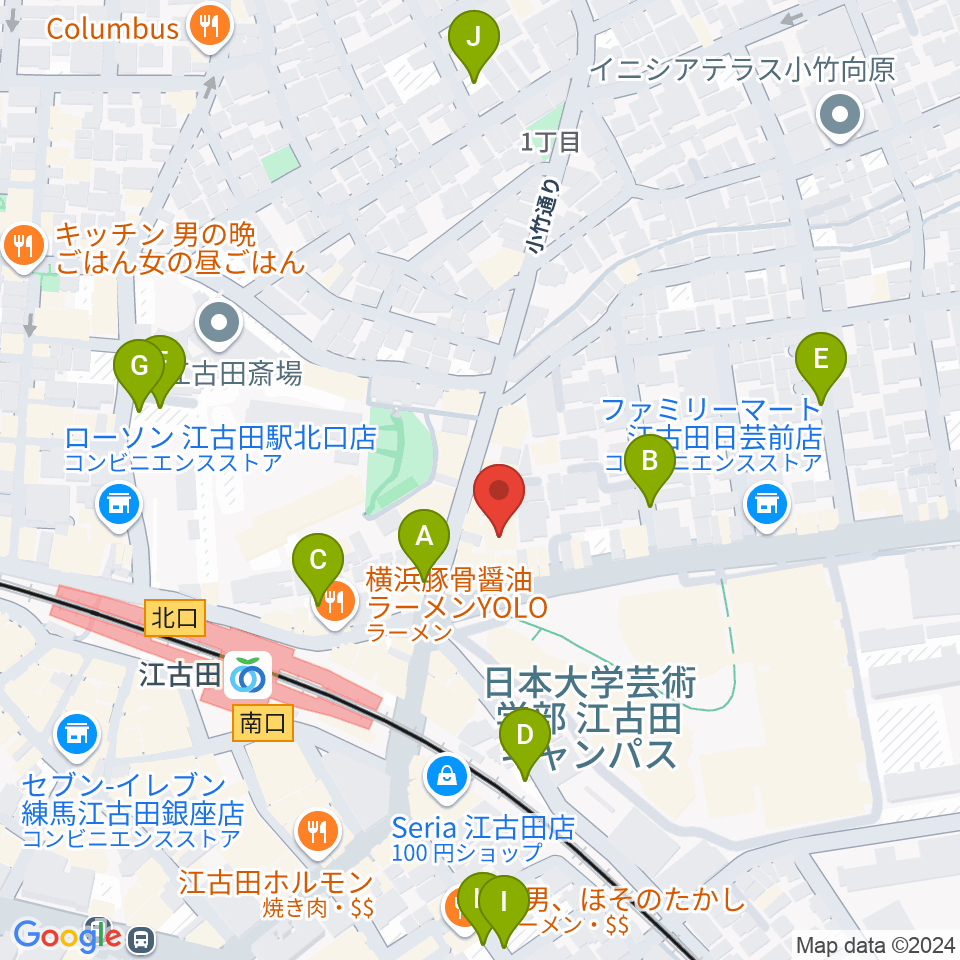 スタジオダスティミラー周辺の駐車場・コインパーキング一覧地図