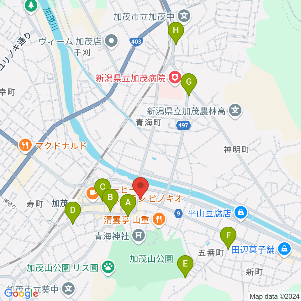 スタジオアッシュ周辺の駐車場・コインパーキング一覧地図