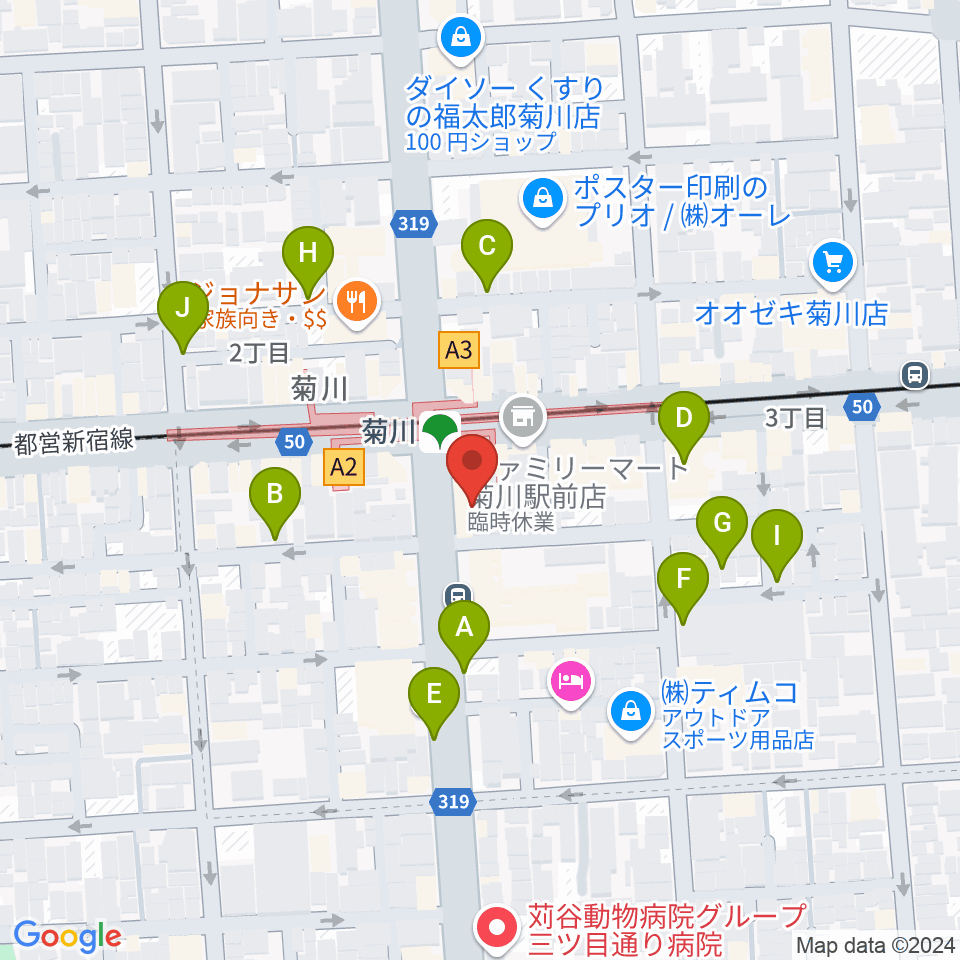 映画館ストレンジャー周辺の駐車場・コインパーキング一覧地図