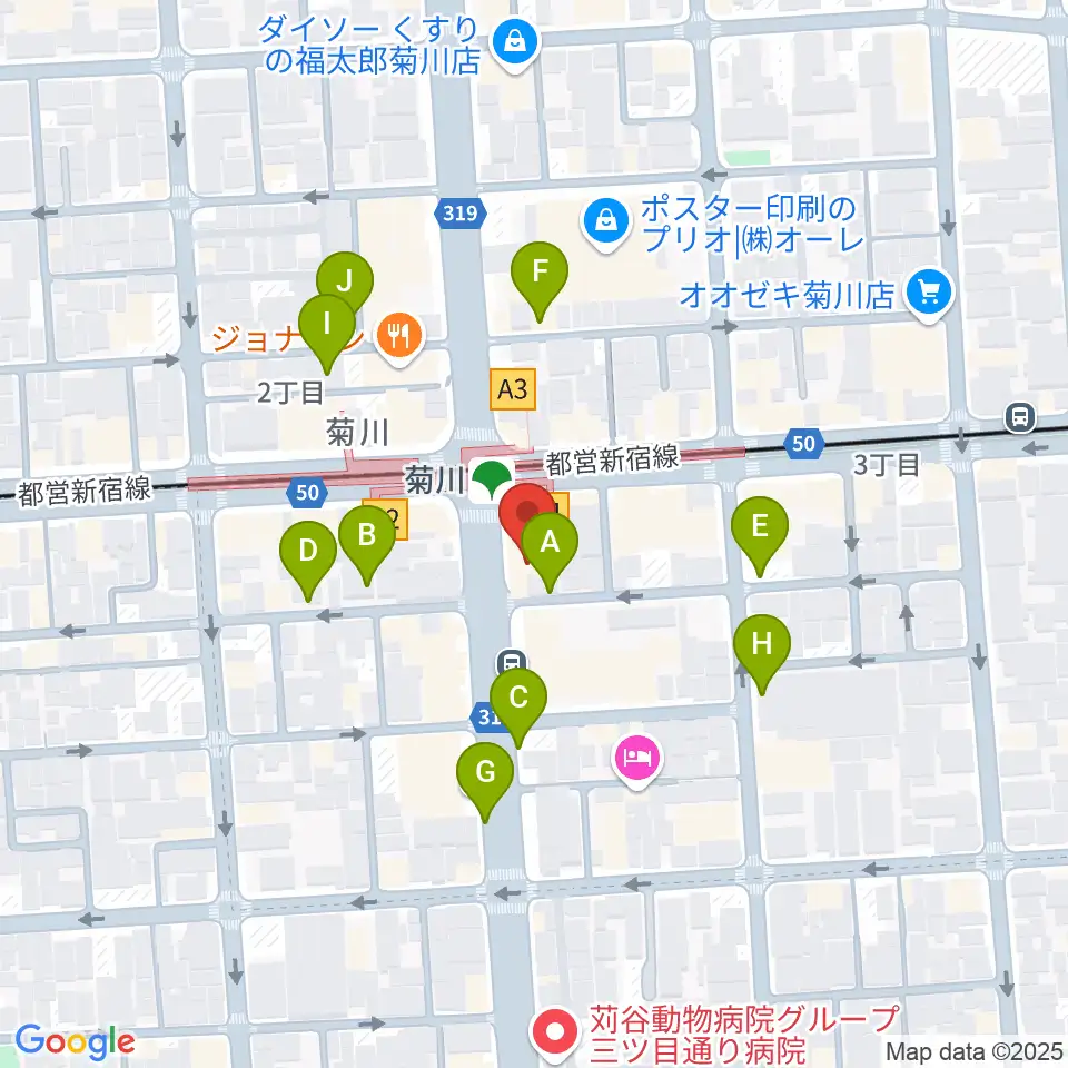 映画館ストレンジャー周辺の駐車場・コインパーキング一覧地図