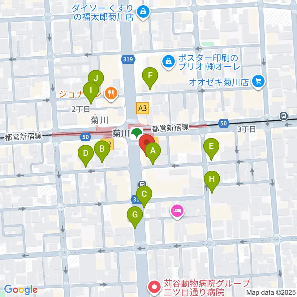 映画館ストレンジャー周辺の駐車場・コインパーキング一覧地図