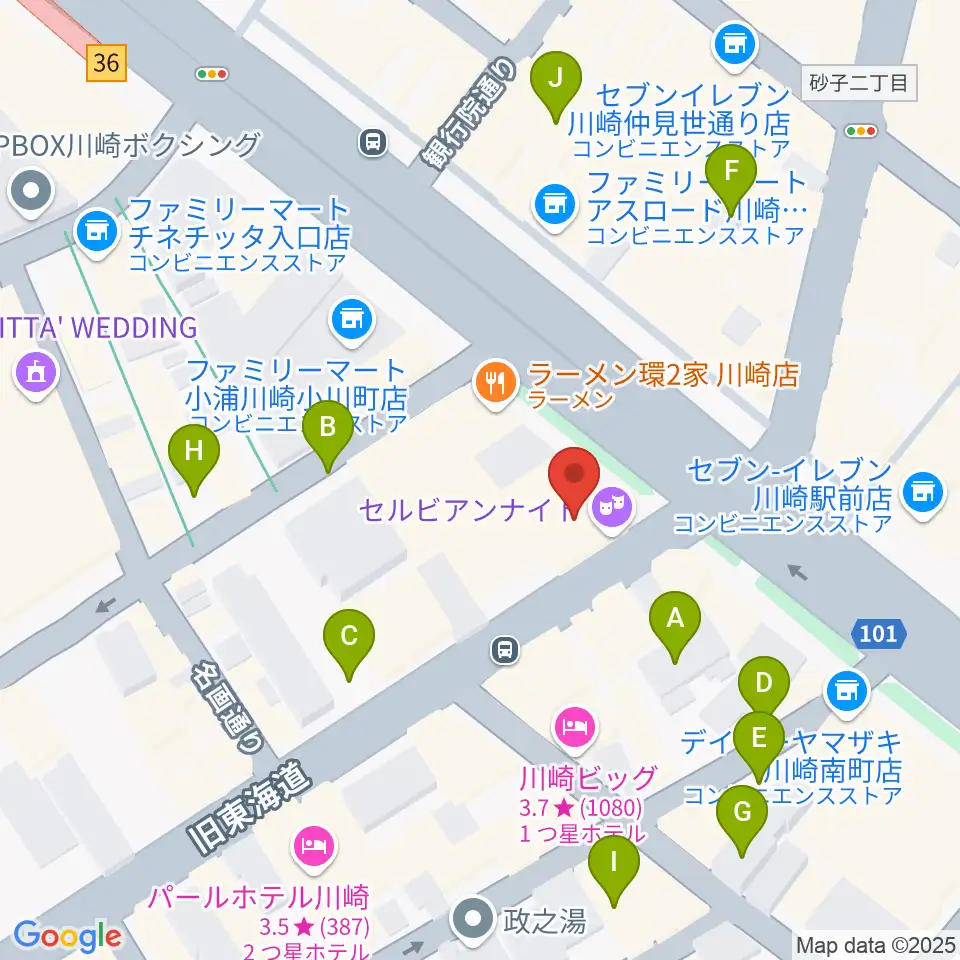 サウンドスタジオ八泉周辺の駐車場・コインパーキング一覧地図