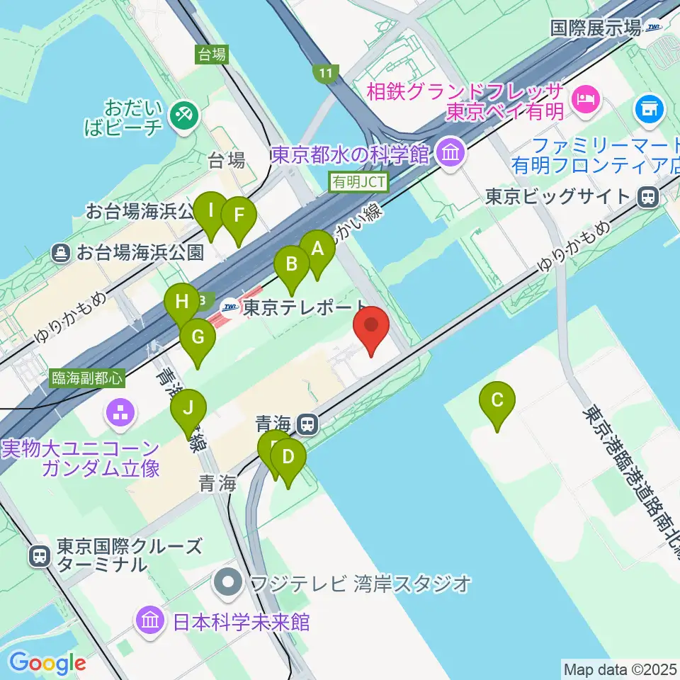 トヨタアリーナ周辺の駐車場・コインパーキング一覧地図