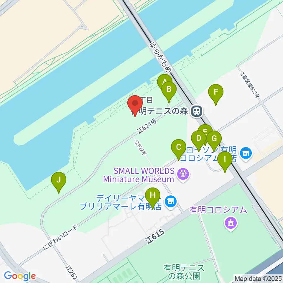 ライブドア アーバンスポーツパーク周辺の駐車場・コインパーキング一覧地図