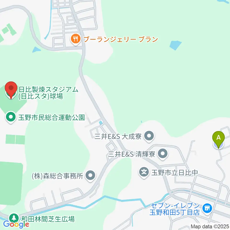 日比製煉スタジアム周辺の駐車場・コインパーキング一覧地図