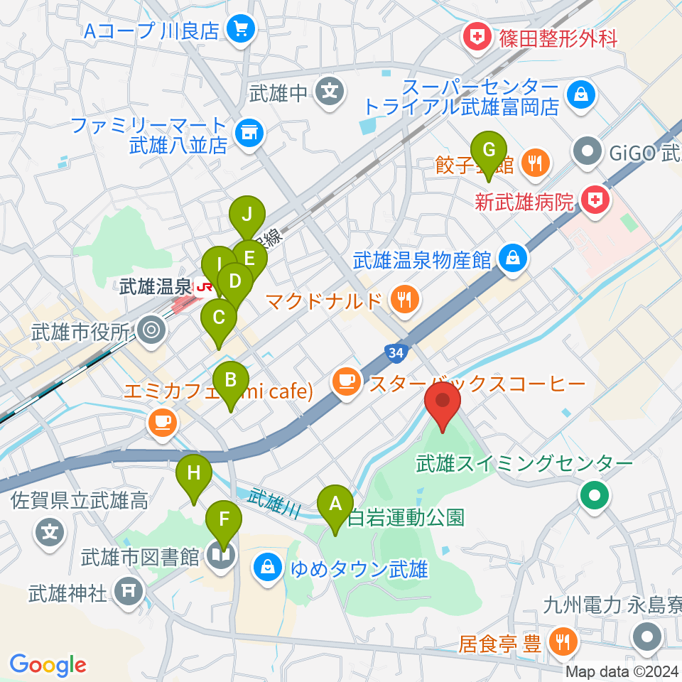 ケーブルワン・スポーツパーク周辺の駐車場・コインパーキング一覧地図