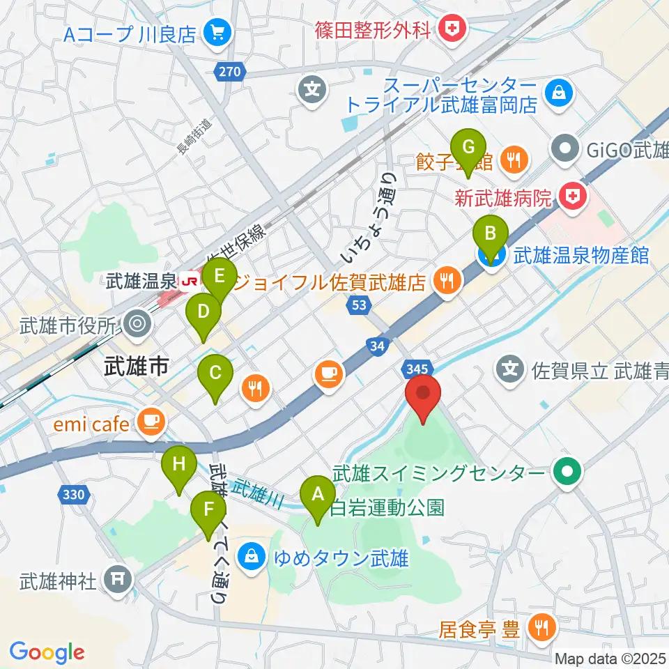 ケーブルワン・スポーツパーク周辺の駐車場・コインパーキング一覧地図