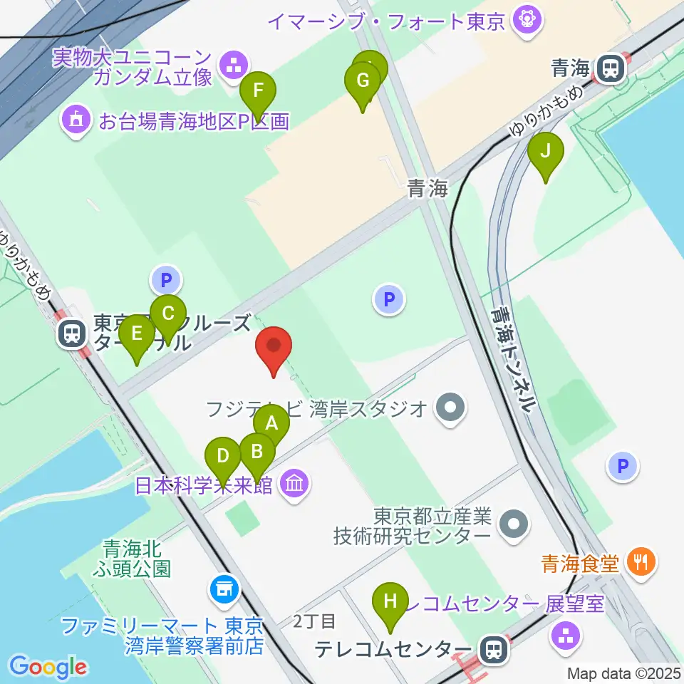 東京国際交流館プラザ平成周辺の駐車場・コインパーキング一覧地図
