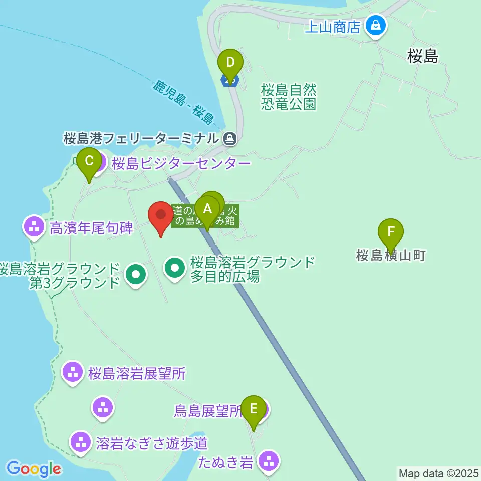 南栄リース桜島アリーナ周辺の駐車場・コインパーキング一覧地図
