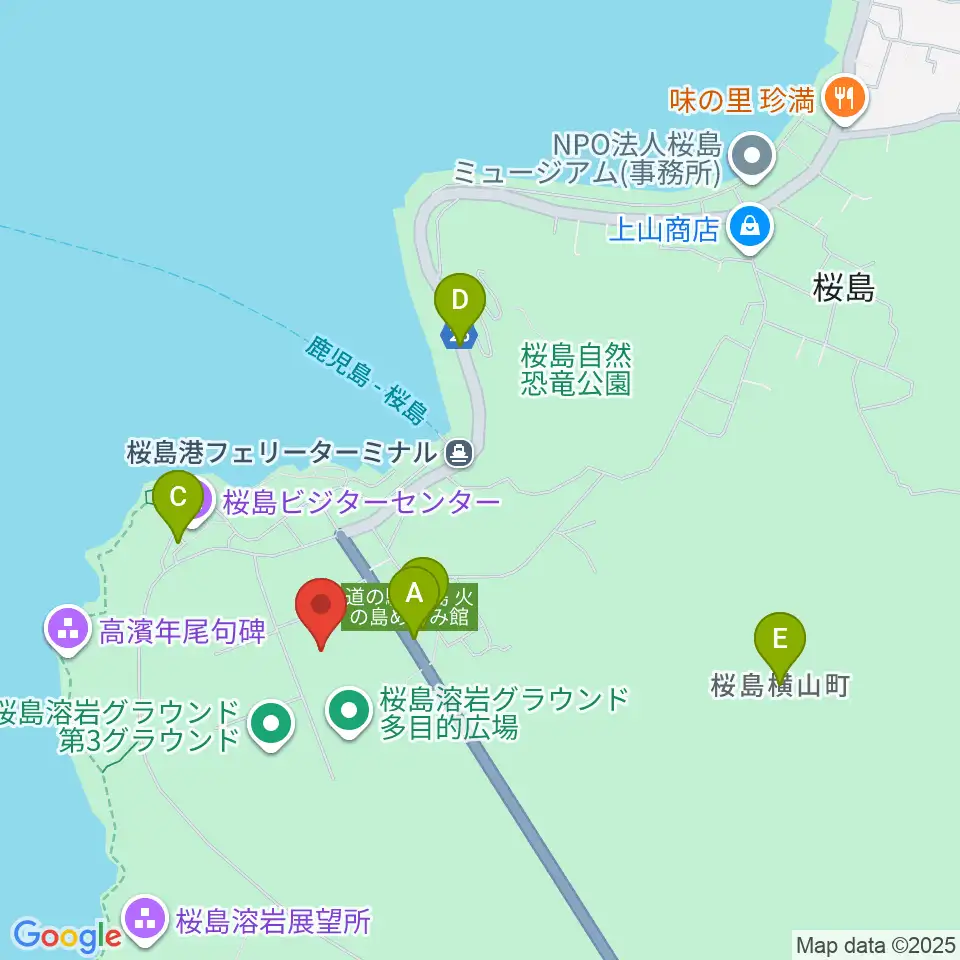 南栄リース桜島アリーナ周辺の駐車場・コインパーキング一覧地図