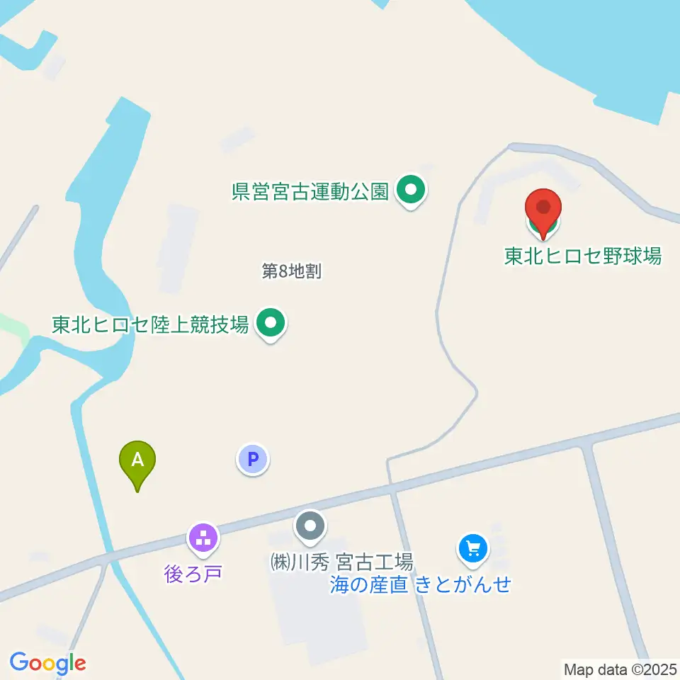 東北ヒロセ野球場周辺の駐車場・コインパーキング一覧地図