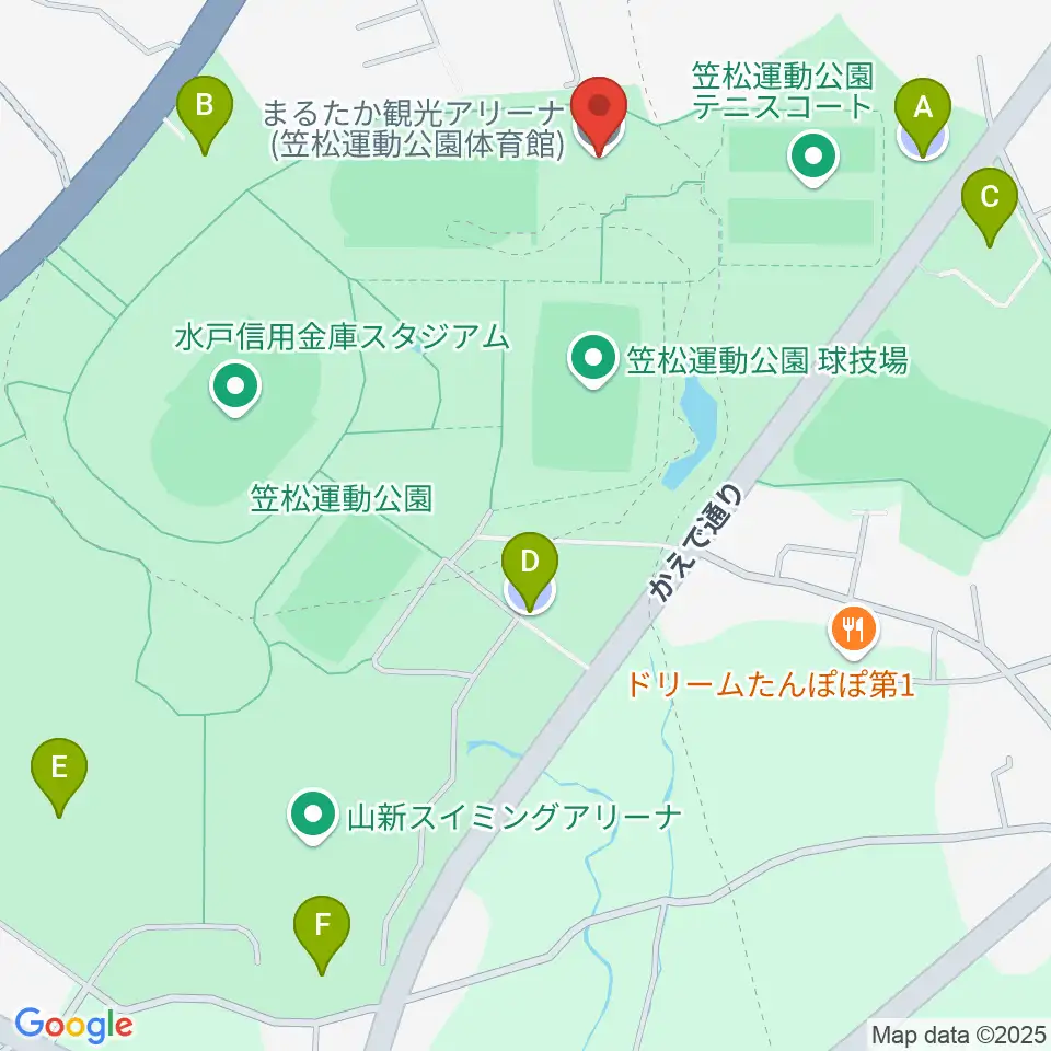 まるたか観光アリーナ周辺の駐車場・コインパーキング一覧地図