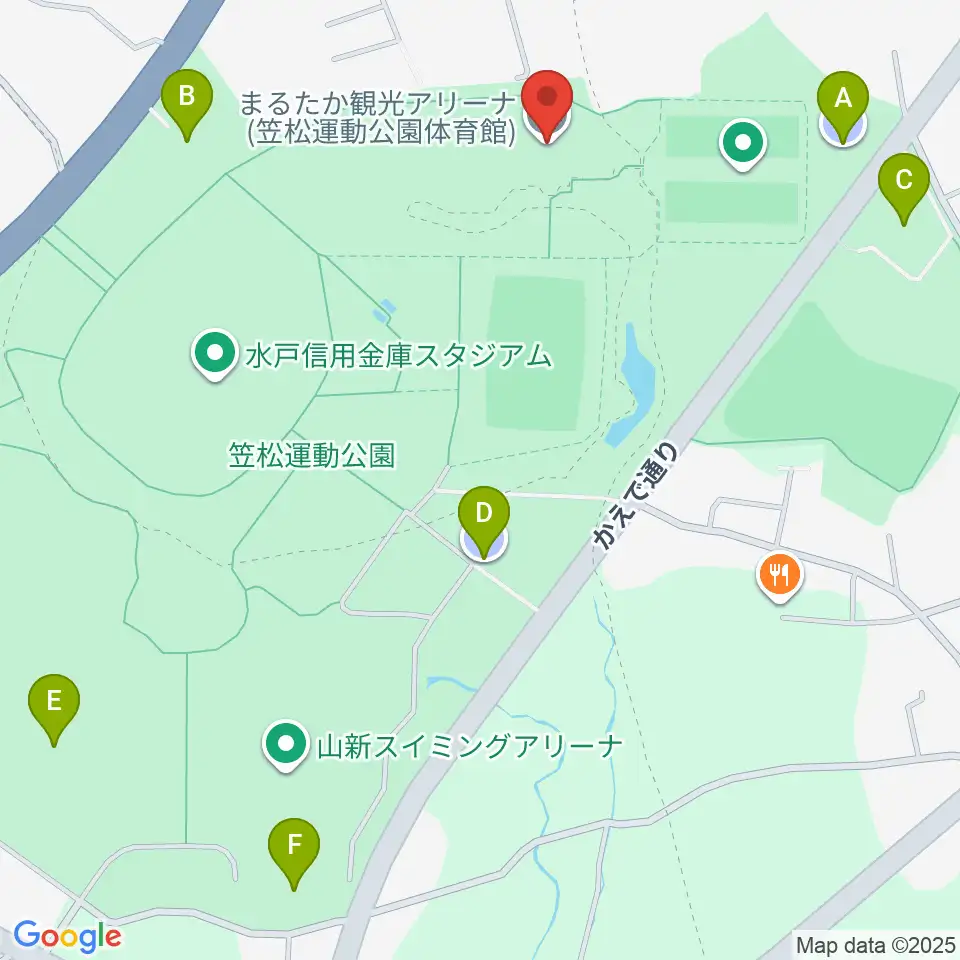 まるたか観光アリーナ周辺の駐車場・コインパーキング一覧地図