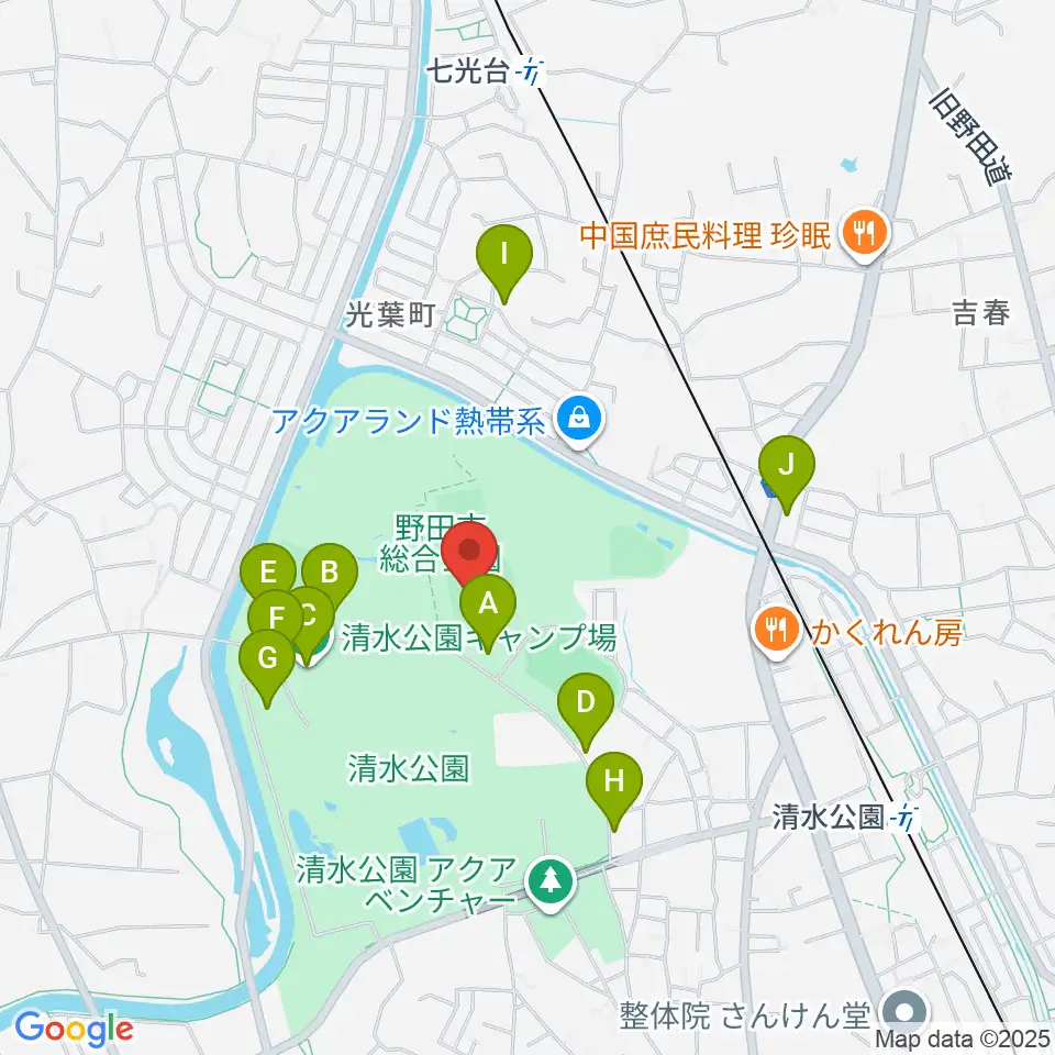 SAN-POWスタジアム野田周辺の駐車場・コインパーキング一覧地図