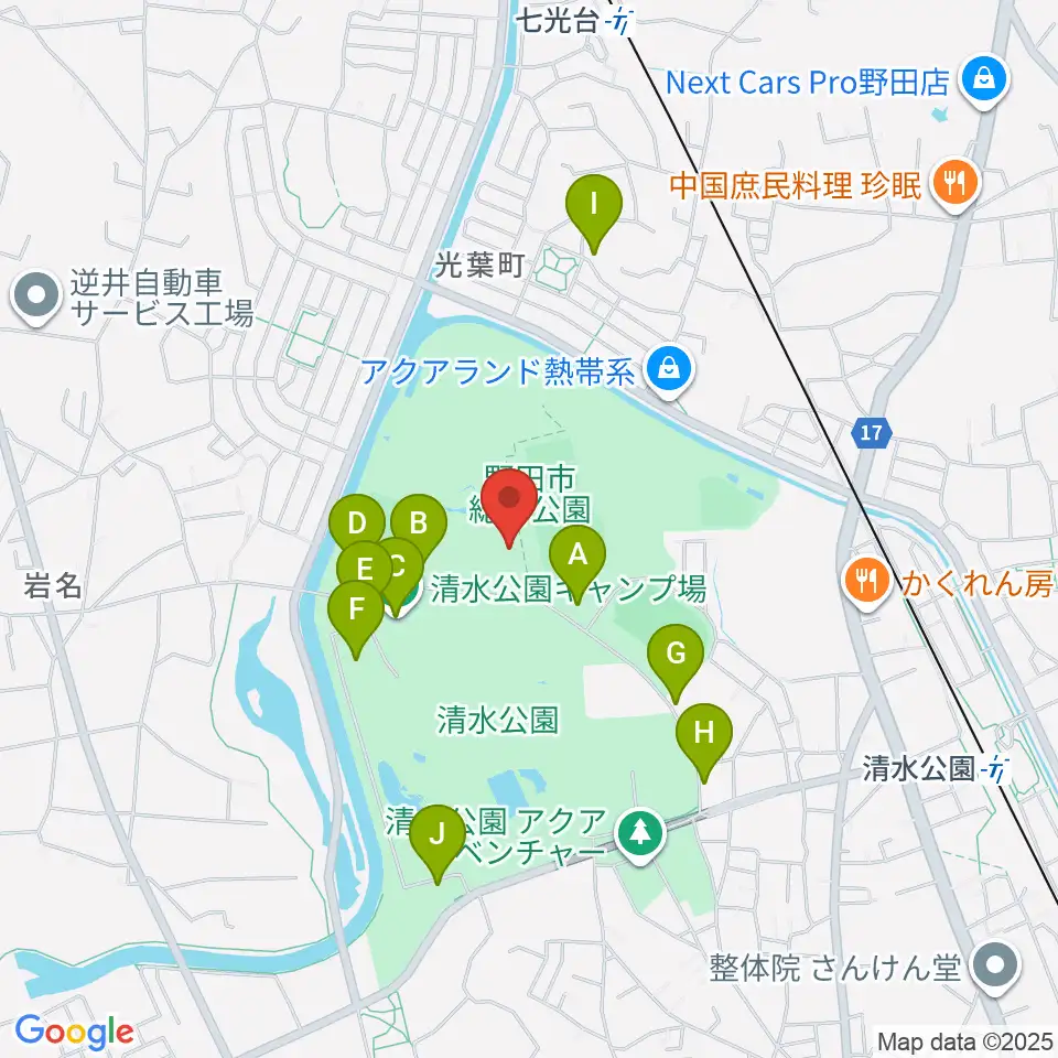 インフォマージュアリーナ周辺の駐車場・コインパーキング一覧地図