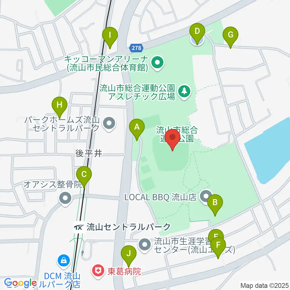 京和ガスベースボールパーク周辺の駐車場・コインパーキング一覧地図