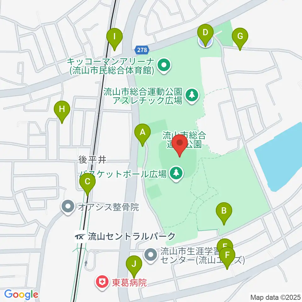 京和ガスベースボールパーク周辺の駐車場・コインパーキング一覧地図