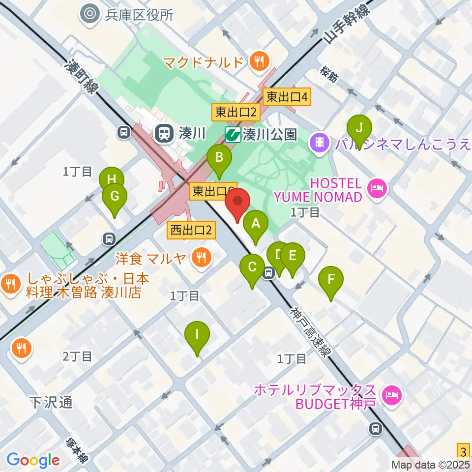 Studio Neko周辺の駐車場・コインパーキング一覧地図