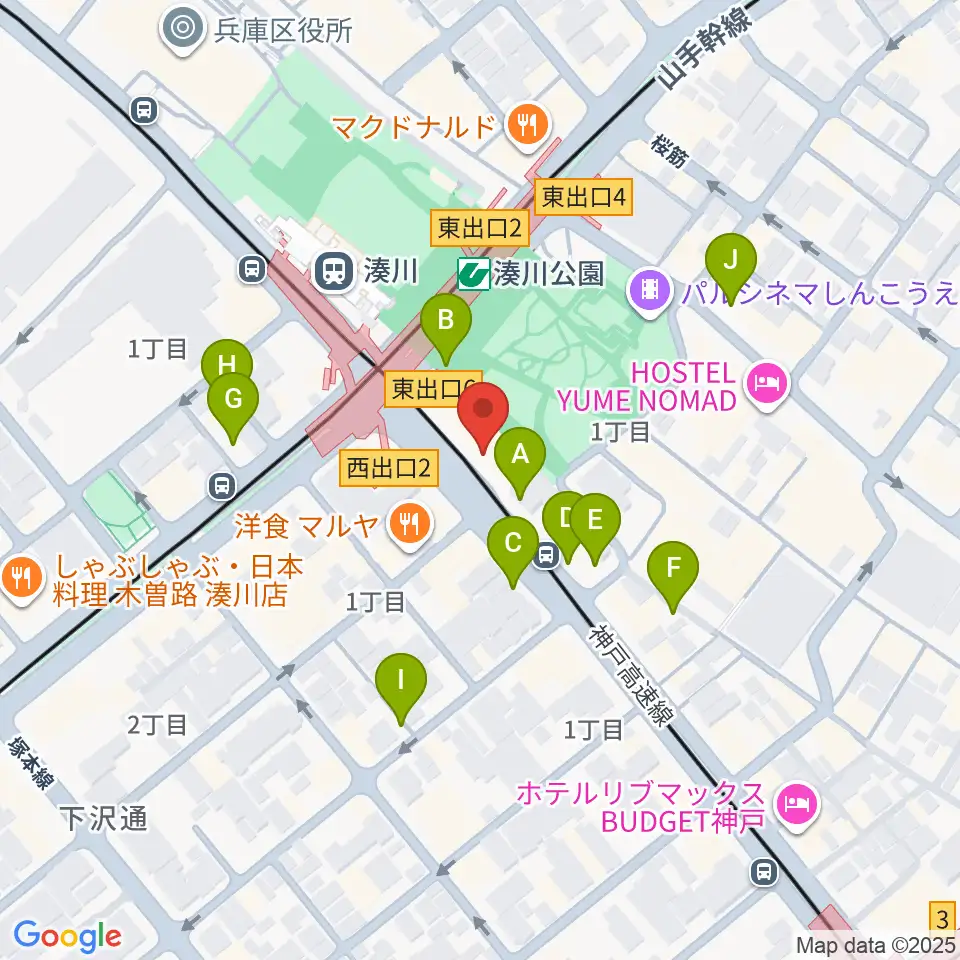 Studio Neko周辺の駐車場・コインパーキング一覧地図