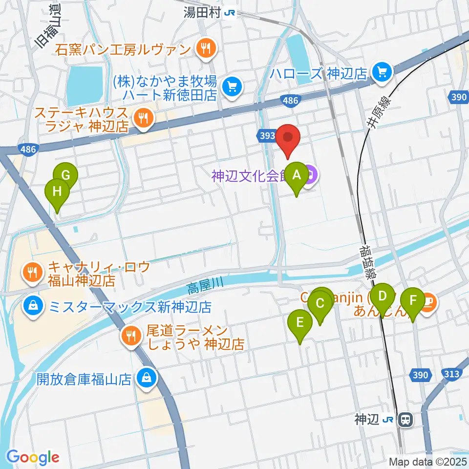 takao＋ばらの街 アレナ神辺周辺の駐車場・コインパーキング一覧地図