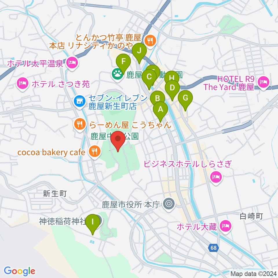 クレバリーホームアリーナ周辺の駐車場・コインパーキング一覧地図