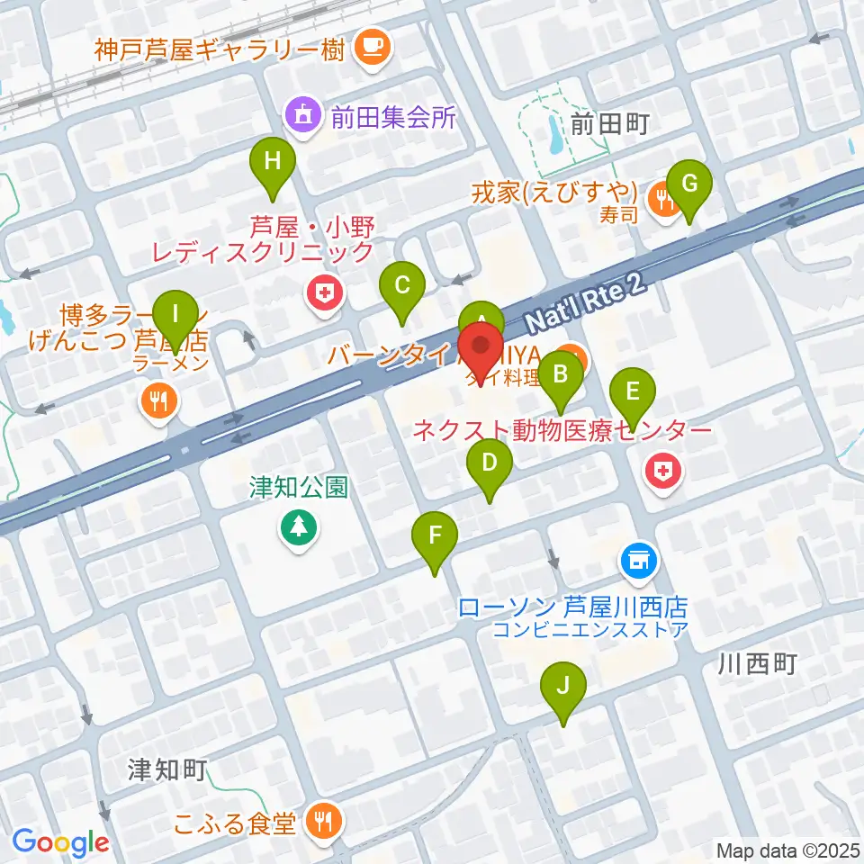 ビートショップ周辺の駐車場・コインパーキング一覧地図