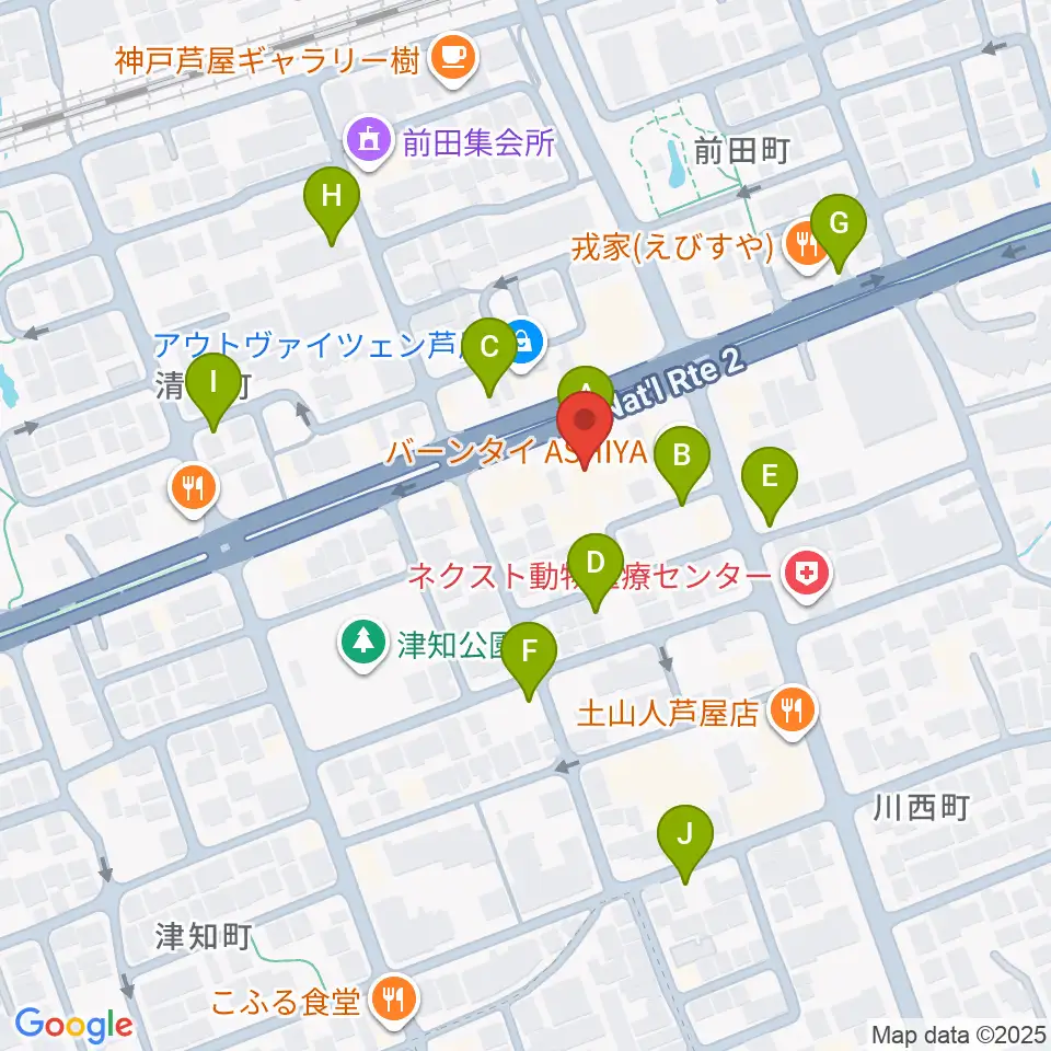 ビートショップ周辺の駐車場・コインパーキング一覧地図