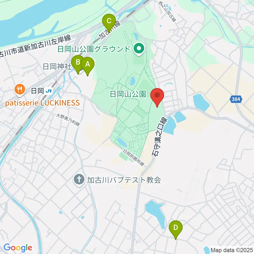 117いいなスポーツアリーナ周辺の駐車場・コインパーキング一覧地図