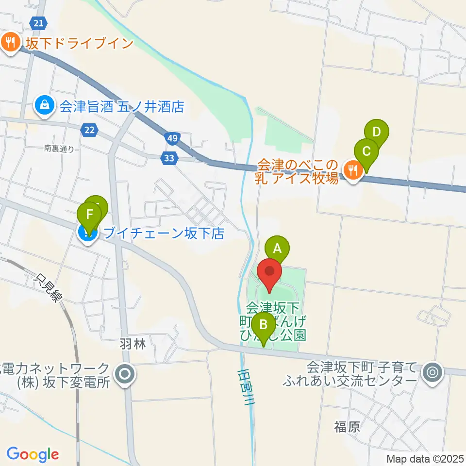 BMI鶴沼球場周辺の駐車場・コインパーキング一覧地図