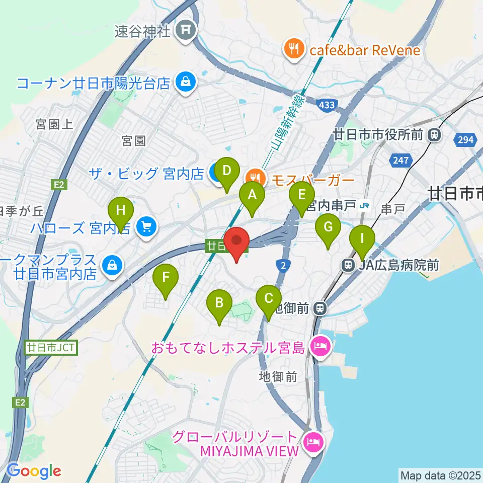 三共ディスプレイ グリーンフィールド周辺の駐車場・コインパーキング一覧地図