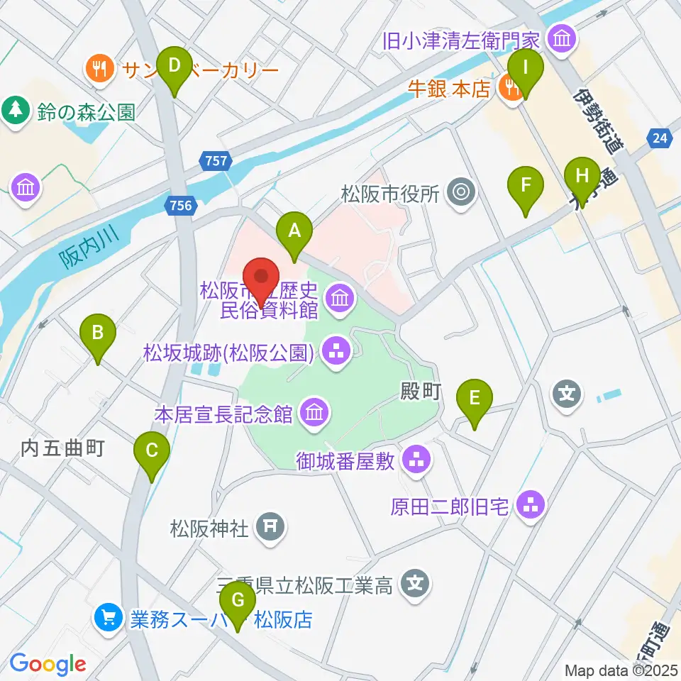 竹輝銅庵モーモースタジアム周辺の駐車場・コインパーキング一覧地図