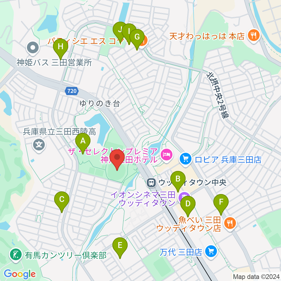 親和学園駒ケ谷野球場周辺の駐車場・コインパーキング一覧地図