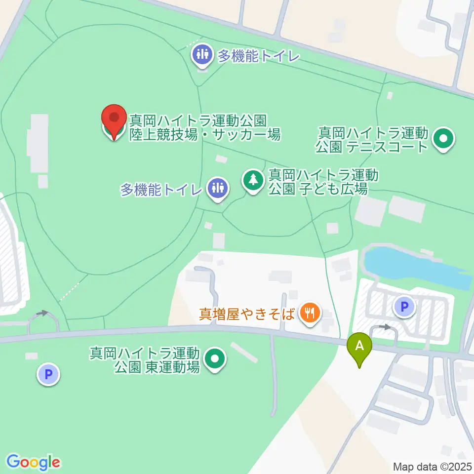 真岡ハイトラ運動公園陸上競技場周辺の駐車場・コインパーキング一覧地図