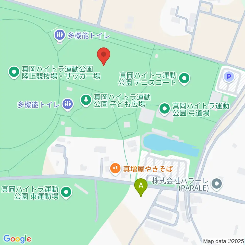 真岡ハイトラ運動公園多目的運動場周辺の駐車場・コインパーキング一覧地図