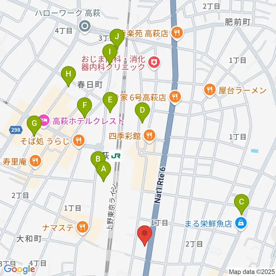 Voodoo Studio周辺の駐車場・コインパーキング一覧地図