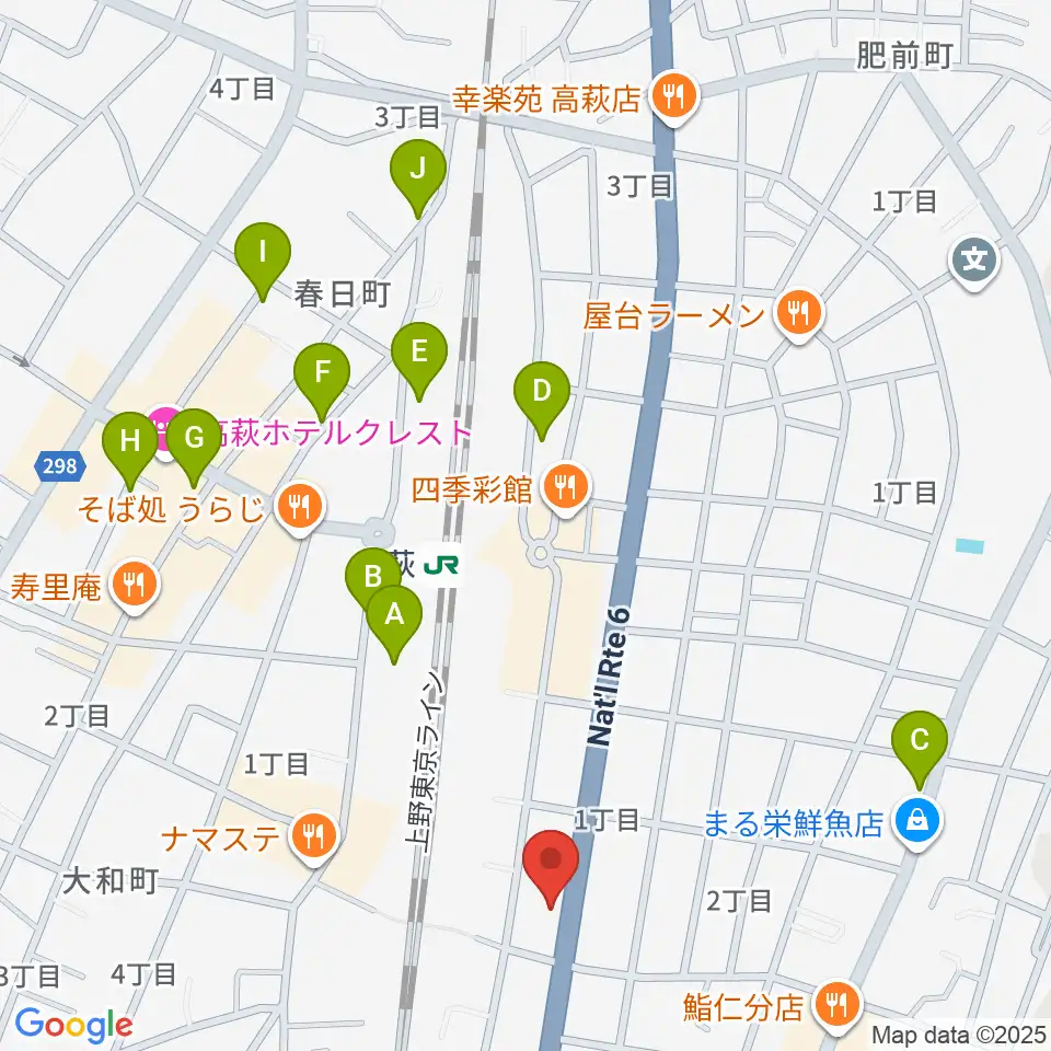 Voodoo Studio周辺の駐車場・コインパーキング一覧地図