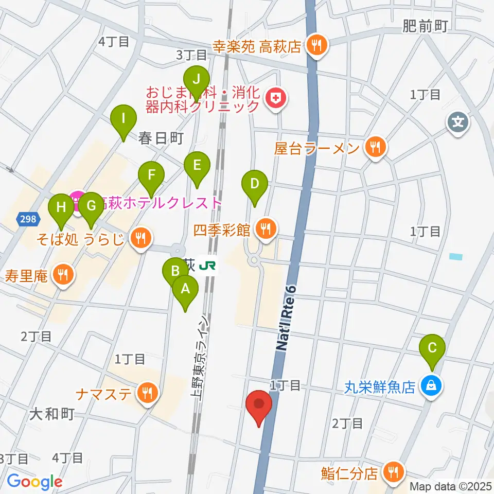 Voodoo Studio周辺の駐車場・コインパーキング一覧地図