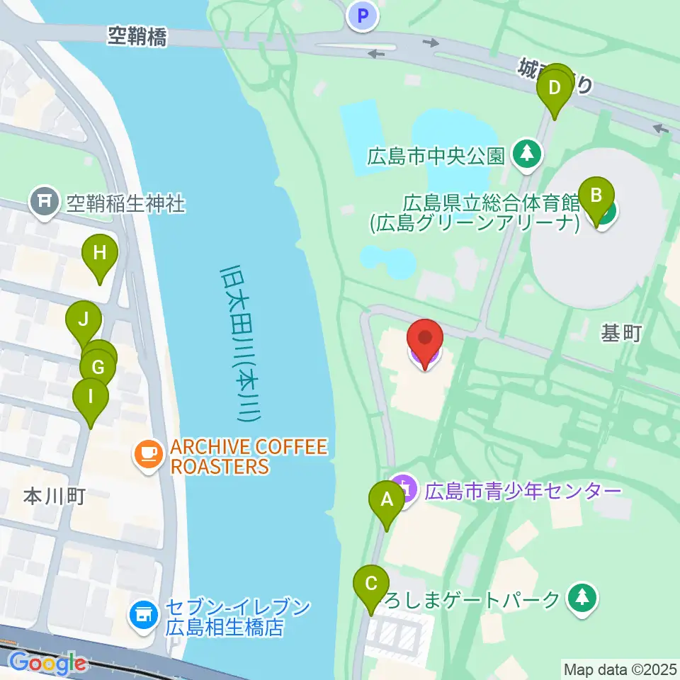 5-Daysこども文化科学館周辺の駐車場・コインパーキング一覧地図