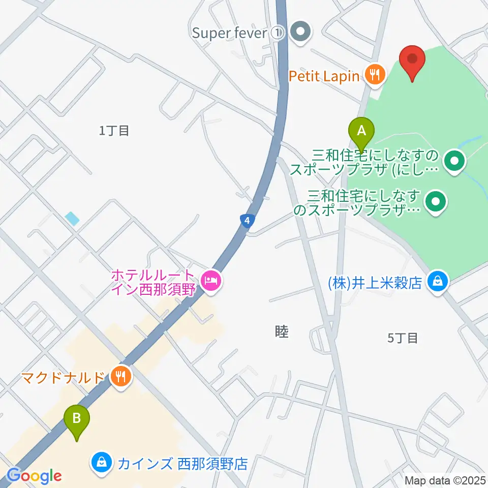 三和住宅にしなすのスポーツプラザ体育館周辺の駐車場・コインパーキング一覧地図