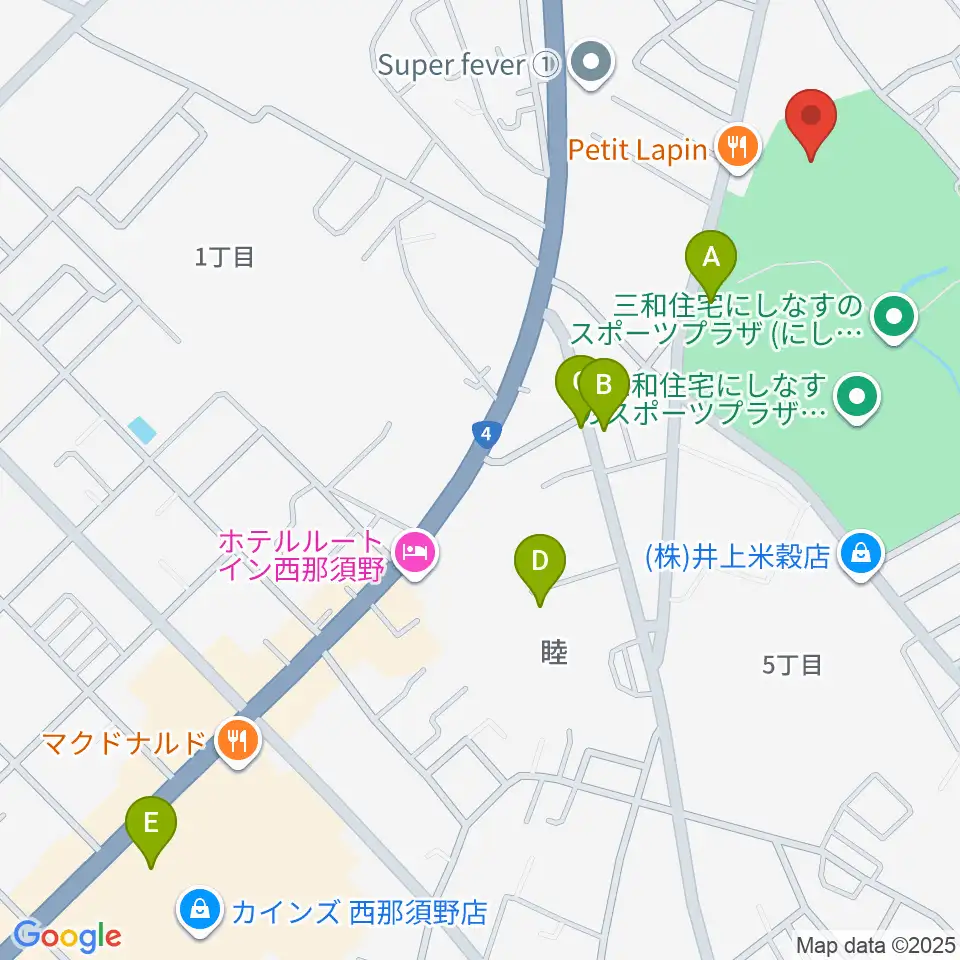 三和住宅にしなすのスポーツプラザ体育館周辺の駐車場・コインパーキング一覧地図