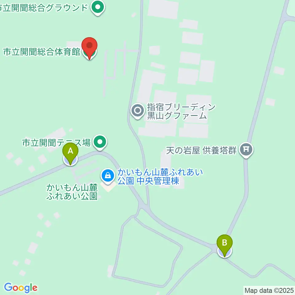 開聞総合体育館周辺の駐車場・コインパーキング一覧地図