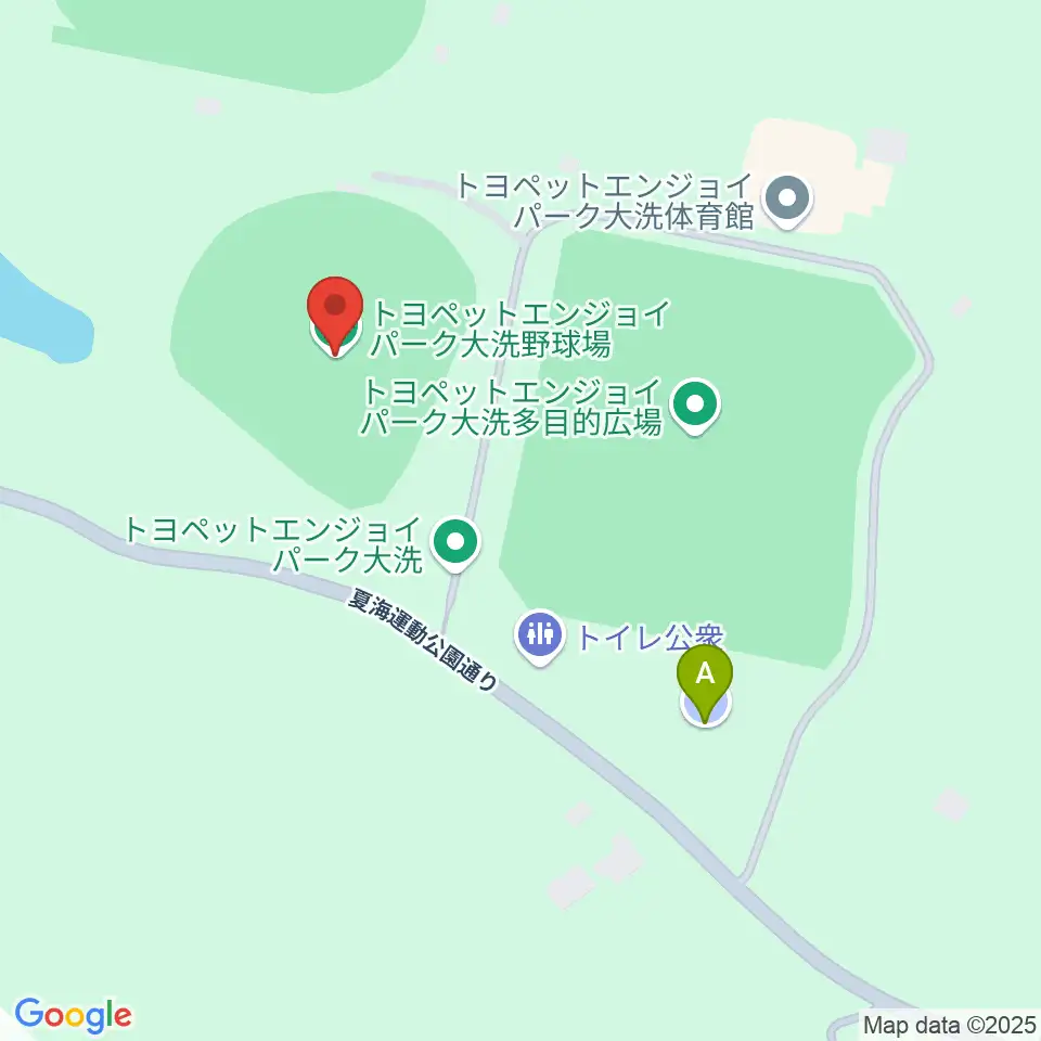 トヨペットエンジョイパーク大洗野球場周辺の駐車場・コインパーキング一覧地図
