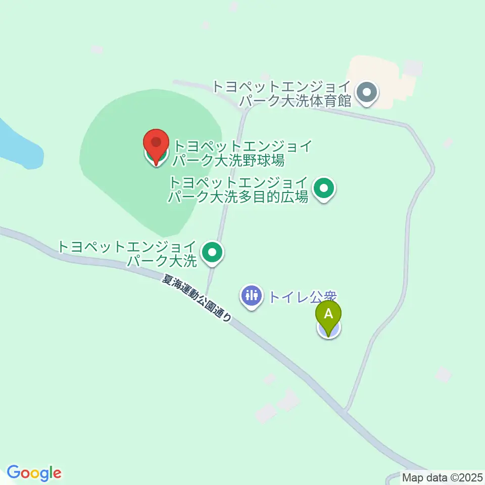 トヨペットエンジョイパーク大洗野球場周辺の駐車場・コインパーキング一覧地図